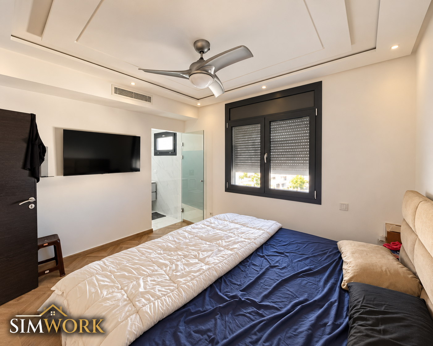 Appartement de standing avec grande terrasse et 2 places de garage à louer – Lotinord, Tanger