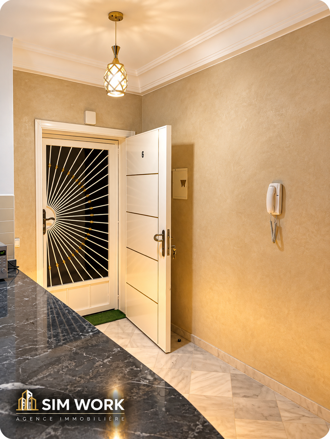 Appartement meublé 2 chambres à louer – Nouvelle Ville Ibn Batouta, Tanger | Résidence avec piscine