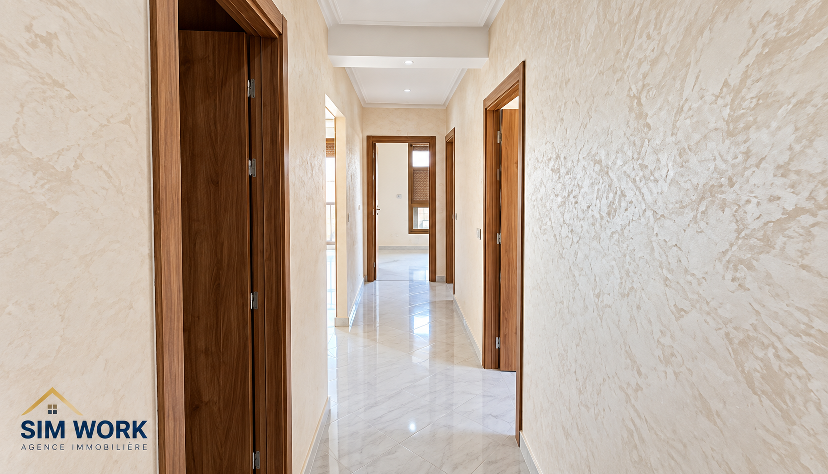 À louer – Bel appartement 3 chambres avec terrasse à Riad Salam